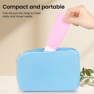 Envases de Silicona para Jabón/Desinfectante de Manos, Aprobados para Viajes o Campamentos, Juego de Botellas Pequeñas con Tapón de Cierre - Product Image 6