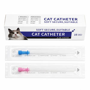 <span class=keywords><strong>Cat</strong></span>éter Urinario Estéril Desechable para Gatos Machos 3FR/4FR 1.0/1.3*130mm con/sin Estilete, <span class=keywords><strong>Cat</strong></span>éter Felineo Suave - Product Image 1