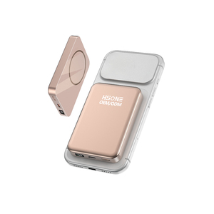 Ultra-thin Aluminum Alloy Magnetic Wireless Power Bank with LED Display 10000mAh Ultra Slim Design Wireless Charging LX25L - Product Image 5