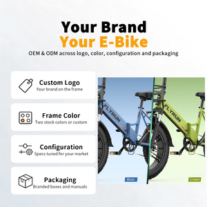 <b>20</b>" Foldable 4.0 Fat <b>Tire</b> Electric Bike 250W 25KM/H CE EN15194 StVZO 48V13Ah 75Miles 60NM EU UK Warehouse Wholesale - Product Image 3