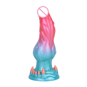 Fantasía NNSX animal silicona caballo Gallo perro consolador suave punto G consolador juguete sexual fuerte ventosa deja tus manos libres - Product Image 3