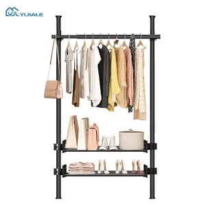 Simple Houseware Clothing Rail Luxury Clothes Display Rack Heavy Duty Clothing Racks For Hanging Clothes