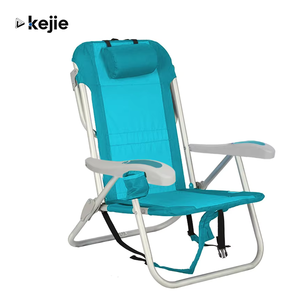 Sillas de Playa Plegables de Plástico con Marco de Aluminio, Diseño Moderno y Personalizado de Kejie, para Pesca y Exteriores - Product Image 1