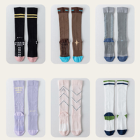Chaussettes de course personnalisées de haute qualité avec impression numérique par compression pour hommes, femmes et enfants, logo personnalisé, antidérapantes, motif