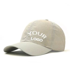 Custom Logo High Quality 6 Panel Snapback Cap Trucker Breathable Mesh Running Laser Cut Hole Perforated Baseball <b>Hat</b> - Product Image 3