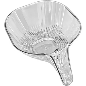 2026 Multi-Functional Plastic <b>Vegetables</b> Fruits Wash Basket Bowl Kitchen Sink Drainage Basket Funnel With Removable Filter - Product Image 1