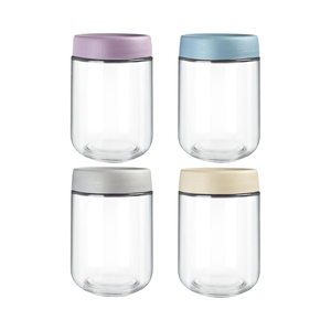 Ensemble <span class=keywords><strong>de</strong></span> pots en verre modernes <span class=keywords><strong>de</strong></span> 16oz, vente en gros <span class=keywords><strong>de</strong></span> 4 pièces, bocaux Mason hermétiques pour la préparation <span class=keywords><strong>de</strong></span> repas d'avoine <span class=keywords><strong>de</strong></span> nuit, graines <span class=keywords><strong>de</strong></span> <span class=keywords><strong>chia</strong></span> - Product Image 6