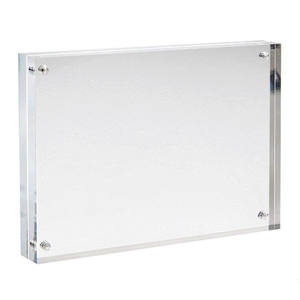 Marco de <span class=keywords><strong>Fotos</strong></span> Magnético Doble Personalizado de Acrílico Transparente, Bloque de Acrílico Sólido para Escritorio, Impresión UV Deslizante, A5, Autoportante, Sin Marco, para Sublimación - Product Image 1