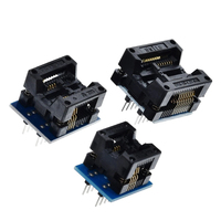 SOP16 to DIP8 kursi lebar bodi 150mil lebar 200mil 208mil 209mil 300mil Programmer SOP8 soket adaptor untuk EZP2013 CH341 A