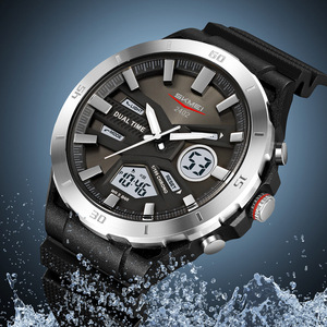 Skmei Men's Digital Sport Watch 2402 Dual Time Waterproof TPU Strap Electronic Watch - Product Image 2