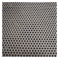 Feuilles de mailles perforées en aluminium CNC de précision pour la protection des conduits d'air et des évents