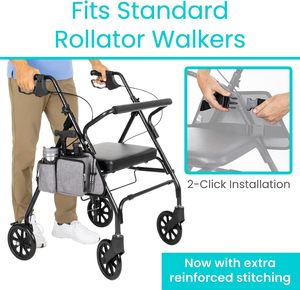 Lightweight <b>Rollator</b> Bag Walker Bag for Walkers Scooters or <b>Rollator</b> Walkers - Product Image 6