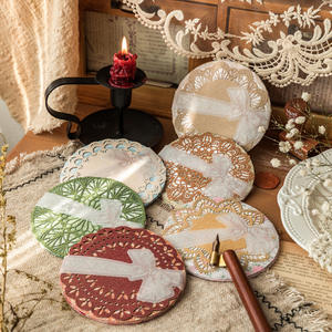 Sucre Poème Série Floral Dentelle Notes Autocollantes 6 Types DIY Décoratif Papier Message Note Manuels Ange Style Dentelle Fleur Histoire - Product Image 2