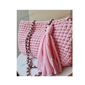 Bolso de mujer tejido a crochet de la mejor calidad, bolso bandolera étnico hecho a mano, disponible con calidad y precio de exportación. - Product Image 6