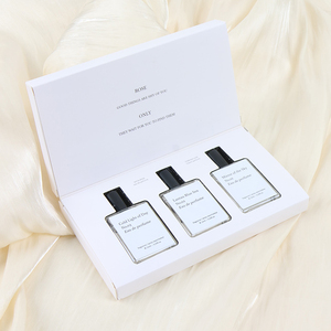 กล่องน้ำหอมสีขาว Mojiu พร้อมบรรจุภัณฑ์ขวดน้ำหอมแบบแม่เหล็ก กล่องของขวัญ บรรจุภัณฑ์ขวดเซรั่มบำรุงผิว - Product Image 2