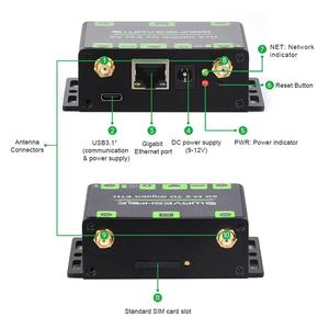 5G <span class=keywords><strong>M</strong></span>.<span class=keywords><strong>2</strong></span>至千兆以太网转换器铝合金外壳，带USB3.1和RM520N-GL SIM8262E-M2无线和射频模块 - Product Image 2