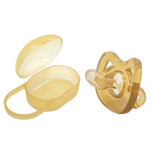 Diseño de oso líquido para dormir y jugar Chupete de bebé de silicona suave antiflatulencia - Product Image 1