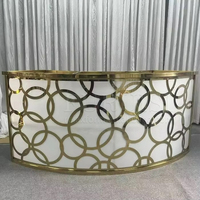 Nouveau design de bar à cocktails portable pour fêtes et événements, bar miroir pour hôtel, bar extérieur pour mariage, comptoir de bar à cocktails à louer