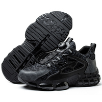 Botas de Seguridad Industriales Unisex con Puntera de Acero Anti-Impactos y Transpirables para Trabajos de Construcción, Verano y Otoño