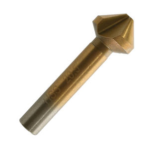 Juego de herramientas de desbarbado para taladro eléctrico, cuchilla biseladora de tres filos de acero de alta velocidad, juego de 6 piezas para biselado de orificios metálicos - Product Image 3