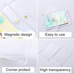 Hot bán siêu rõ ràng tùy chỉnh UV kháng dễ dàng mở một cảm ứng 35 PT mạnh mẽ từ acrylic thể thao trường hợp thẻ & slab - Product Image 5