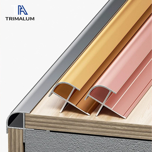 Hợp kim nhôm bán tròn cạnh <span class=keywords><strong>TRIM</strong></span> tròn góc bảo vệ đúc cho gạch tường Bảng điều khiển bên ngoài góc cong tường phụ kiện - Product Image 3