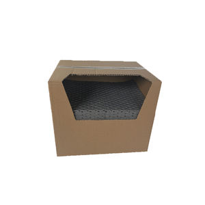 Precio al por mayor, alfombrilla absorbente de control de derrames grises con hoyuelos, almohadillas universales para absorción de fugas de aceite - Product Image 2