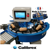 Máquinas Clasificadoras de Peso para Frutas y Verduras con Pantalla Táctil CALIBREX, Hechas en Francia con Componentes de Alta Calidad