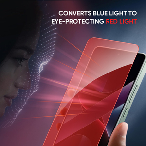9H 2.5D Clear Anti Scratch <span class=keywords><strong>Red</strong></span> Light Eye Protection Phone Película protectora de pantalla de vidrio templado para Huawei <span class=keywords><strong>Nova</strong></span> 12 13 12i 13i Pro - Product Image 3