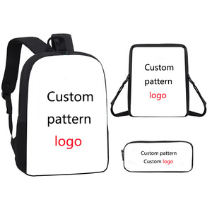 Ensemble de sacs d'école imperméables et tendance à faire soi-même pour les élèves du primaire et du <span class=keywords><strong>secondaire</strong></span>, doublure en polyester, <span class=keywords><strong>sac</strong></span> à <span class=keywords><strong>dos</strong></span> à fermeture éclair pour garçons et filles - Product Image 5