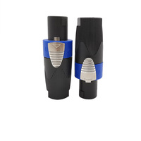 Prise de haut-parleur 4 pôles NL4FC, câble Audio à verrouillage par torsion, connecteur professionnel pour Neutrik Speakon NL4FC