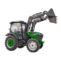 Tractor Productivo de 120HP con Tracción en las Cuatro Ruedas, Cabina con Aire Acondicionado, Sistema Hidráulico Robusto, Alta Capacidad de Elevación y Arranque Eléctrico Pro