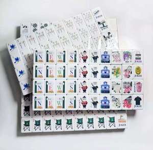 Golf Master – Ensemble de Mahjong de luxe moderne, version américaine, tuiles en acrylique, durables, portables, collection élégante, jeu pour adultes - Product Image 1