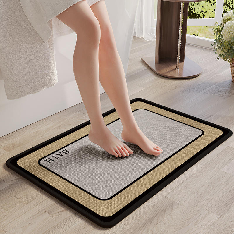 Semelle en caoutchouc chanvre Sally - cadre carré texturé en chanvre