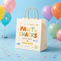 Sac d'emballage de marchandises durable avec impression de logo personnalisé, sac de shopping en papier kraft écologique