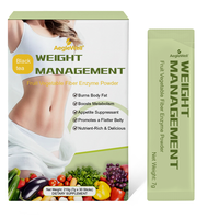 AegleWell Zwarte Thee Fruit- en Plantaardige Vezel Enzympoeder, Gewichtsbeheersing, Metabolisme-boost, Appétitremmer & Buikondersteuning