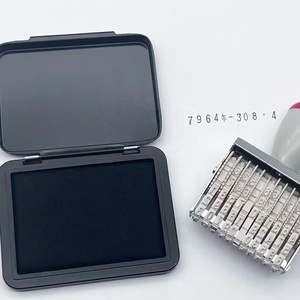 Tampons encreurs rectangulaires à séchage rapide Emda modèle 501305 pour bureau et école, rechargeables à l'huile, encre noire DIY, vente en gros - Product Image 6