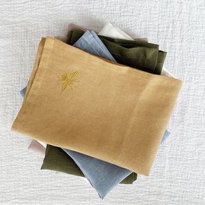 Bán Buôn Khách Sạn Khăn Ăn Tùy Chỉnh Mô Hình Thêu Linen Khăn Ăn Thêu Đám Cưới Tùy Chỉnh Vải Khăn Ăn Linen - Product Image 6