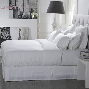Giá Rẻ 200TC 50% <span class=keywords><strong>Cotton</strong></span> 50% <span class=keywords><strong>Polyester</strong></span> Trắng Khách Sạn Bệnh Viện Linen Fleece Được Trang Bị Tấm Giường Bộ Đồ Giường - Product Image 2