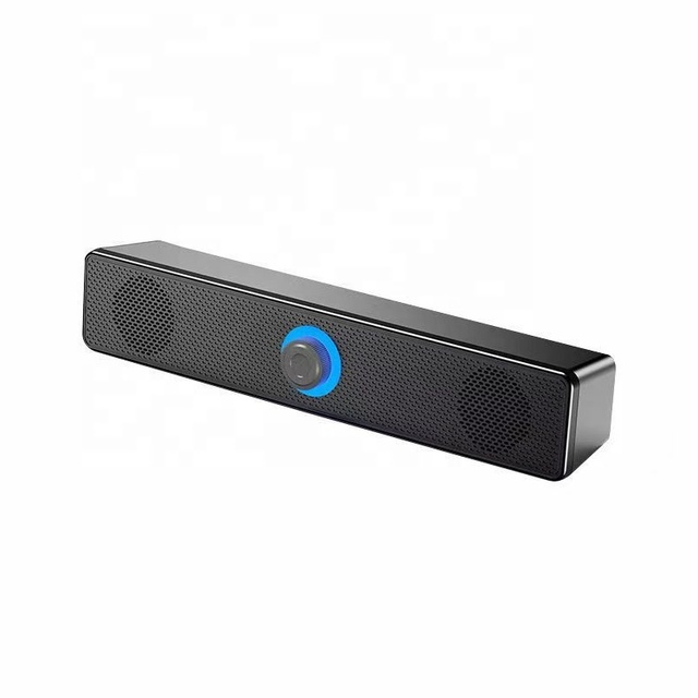 For Laptop PC Audio Notebook Computer Sound Blaster Subwoofer Usb Knob Wired Speaker Led 2.0 Channel Output: Offers Stereo Sound