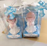 Buatan tangan mandi bayi aromaterapi tidur bayi lilin kedelai lilin beraroma lilin pesta ulang tahun baptisan kenang-kenangan