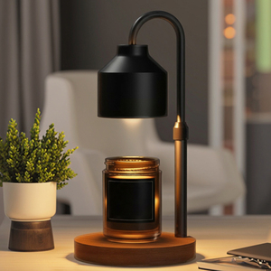 Metallic Lampshade Adjustable Luxury <strong>Candle</strong> Warmer Lamp for <strong>Large</strong> Jar <strong>Candles</strong> and Wax Melts - Product Image 1
