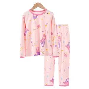 Pyjama en coton bambou personnalisé pour bébé OEM Pyjama en coton biologique personnalisé pour enfants Pyjama en flanelle pour bébé à bas prix