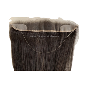 Perruques à fermeture en dentelle européenne pour femmes, <span class=keywords><strong>sans</strong></span> clips, cuticules alignées, modèle peau, ligne de cheveux parfaite, <span class=keywords><strong>sans</strong></span> colle requise - Product Image 6