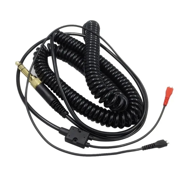 3.5mm Connector Headphone Cable for HD25 HD650 HD540 HD480 430 250 Headphones PVC Braid Stock Replacement Spring Earphone Cable