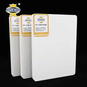 JINBAO 4mm 16mm 15mm 17mm 6mm uv 인쇄 가격 야외 색상 흰색 재활용 PVC 폼 보드