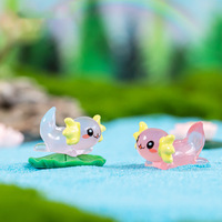8 Colores de Figuras de Animales de Resina Miniatura que Brillan en la Oscuridad, Artesanías Luminosas de Resina de Ajolote para Micro Paisajes y Acuarios DIY