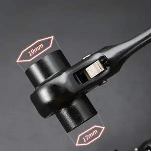 1 cái 17-24mm siêu bền Torx Ratchet cờ lê đa năng dual-hướng bánh phổ hai đầu cờ lê nhanh chóng phát hành ổ cắm - Product Image 2