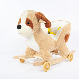Venta al por mayor superventas niños pequeños mecedora casa pequeño perro juguetes de peluche Animal paseo en el juguete - Product Image 3