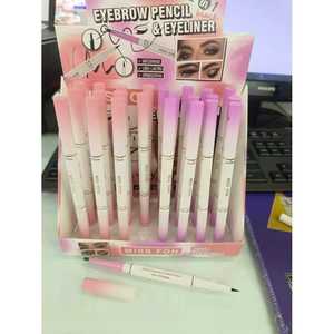 Commercio all'ingrosso 24 pezzi impermeabile per sopracciglia matita e Eyeliner Set Gel forma trucco per uso degli occhi penna Eyeliner incluso - Product Image 1